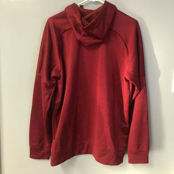adidas men’s climawarm maroon active hoodie size large - Picture 6 of 12